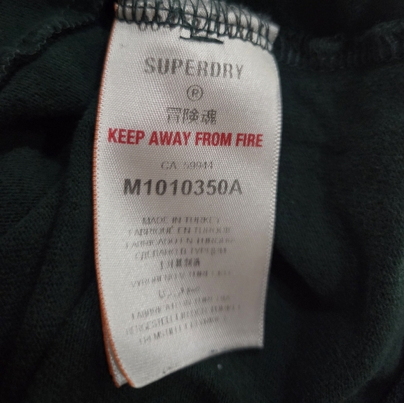 Superdry Premium Green Tee with Yellow Logo Sz.XXL - Picture 9 of 10